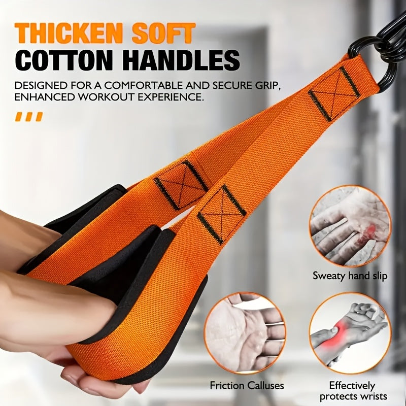 5-Piece Heavy-Duty Resistance Bands Set Up to 225lbs – Includes 3 Resistance Bands Handle & Door Anchor for Home Gym Deltoid Press Face Pull Bicep Curl Workout, Great Fitness Gift