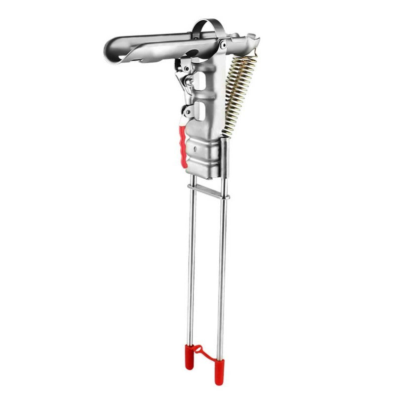 Stainless Steel Fishing Rod Holder 360 Degree Rotation Rust-Proof Spring Clamp Ground Stand No Assembly Bank Fishing Rod Bracket High Sensitivity Fits All Rod Sizes 35x17cm