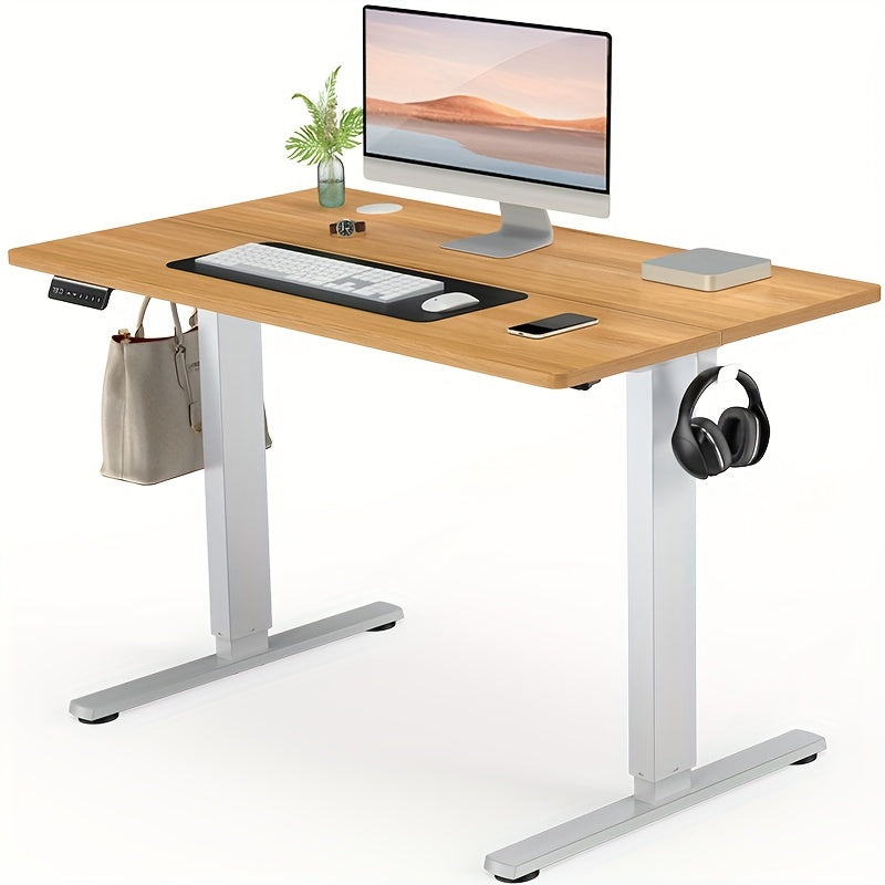 Electric Standing Desk Height Adjustable 40 48 55 63 Inch – Sit Stand Up Desk with Memory Controller & Anti-Collision, Ergonomic Home Office Gaming Workstation, 5 Colors