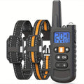 Dog Training Collar with Remote 3300ft Range Rechargeable E-Collar for 1 2 3 Dogs 5-120 Lb Beep Vibration Safe Shock Waterproof for Small Medium Large Breeds Off-Leash Obedience