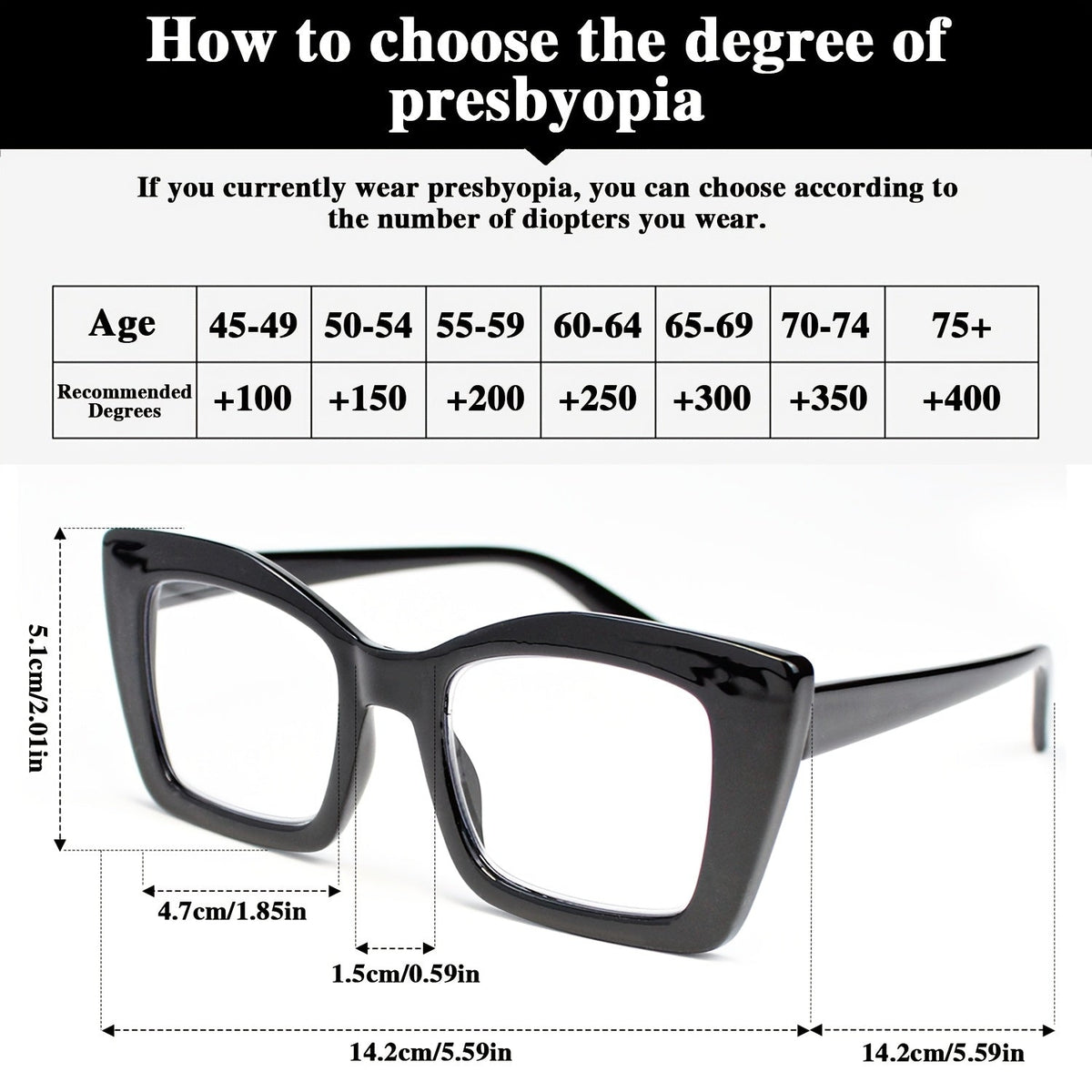 Women's Reading Glasses Set 7 Pairs – Large Square Vintage Style, Spring Hinges, +1.0 to +4.0 Magnification, Durable PC Frame, Stylish Everyday Eyewear for Women