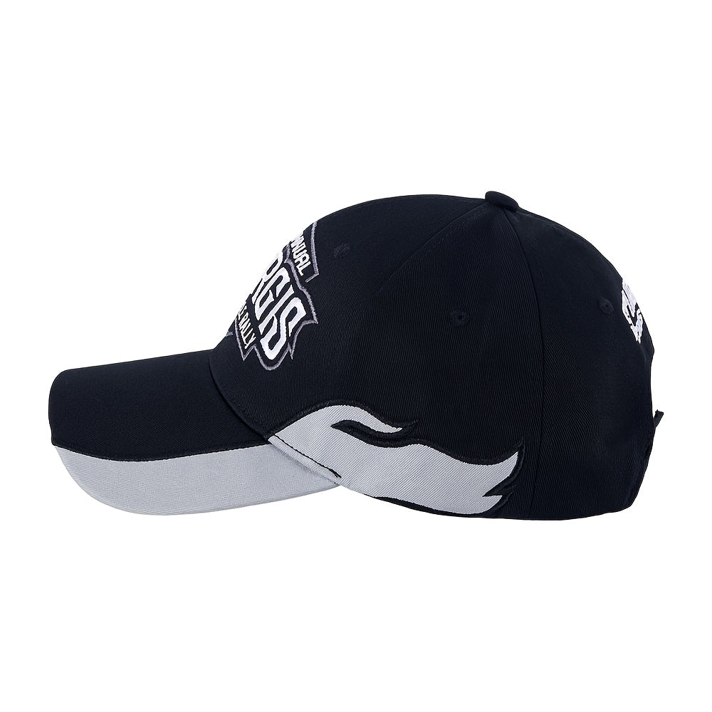Sturgis 2026 Embroidered Baseball Cap 86th Motorcycle Rally Souvenir Hat – 3D Embroidery Adjustable Biker Gift for Men Women Riders Black Yellow Gray Blue Pink