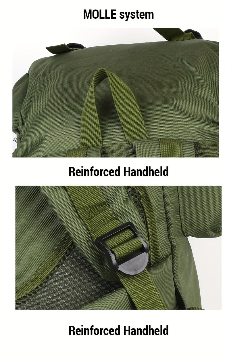100L Tactical Backpack Large Capacity Molle Hiking Backpack with Multiple Compartments & Ergonomic Straps - Heavy Duty for Camping, Travel, Trekking & Outdoor Adventures