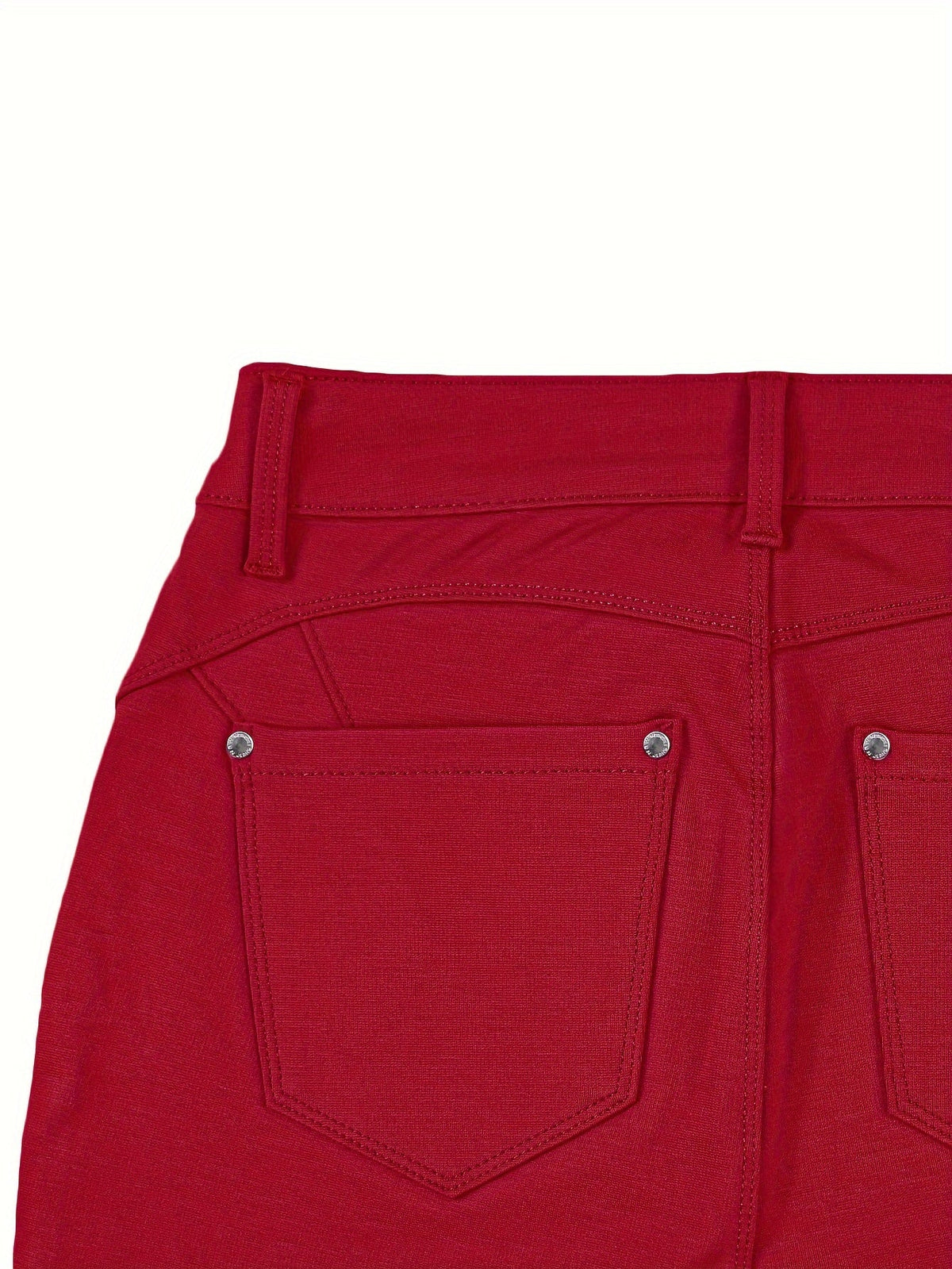 High Waist Stretch Skinny Jeans Women Metal Button Detail Street Style Slim Fit Denim Pants 10 Colors S-XXL