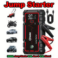 Portable Car Jump Starter 3000A-6000A – 12V Lithium Battery Booster Pack, Dual USB QC 3.0 Fast Charging Power Bank, LED Light & Compass, Fits All Gas Engines