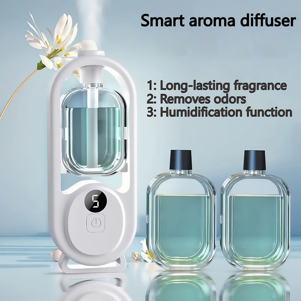 Essential Oil Diffuser Aromatherapy Humidifier with 7 Color LED Light – USB Powered Quiet Mini Aroma Diffuser for Bedroom, Office, Yoga & Home with Timer, Multiple Scents | Hilton Gardenia Ocean Jasmine