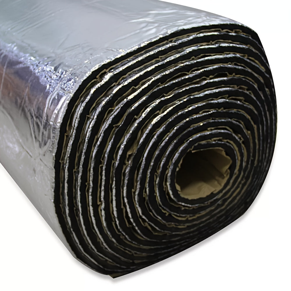 Car Sound Deadener Heat Shield Mat 22 26 Sqft Self-Adhesive Aluminum Foil Noise Reduction Insulation Easy Cut Install for Floor Door Trunk Firewall Free Installation Tools