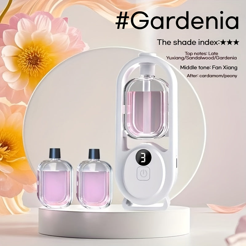 Essential Oil Diffuser Aromatherapy Humidifier with 7 Color LED Light – USB Powered Quiet Mini Aroma Diffuser for Bedroom, Office, Yoga & Home with Timer, Multiple Scents | Hilton Gardenia Ocean Jasmine