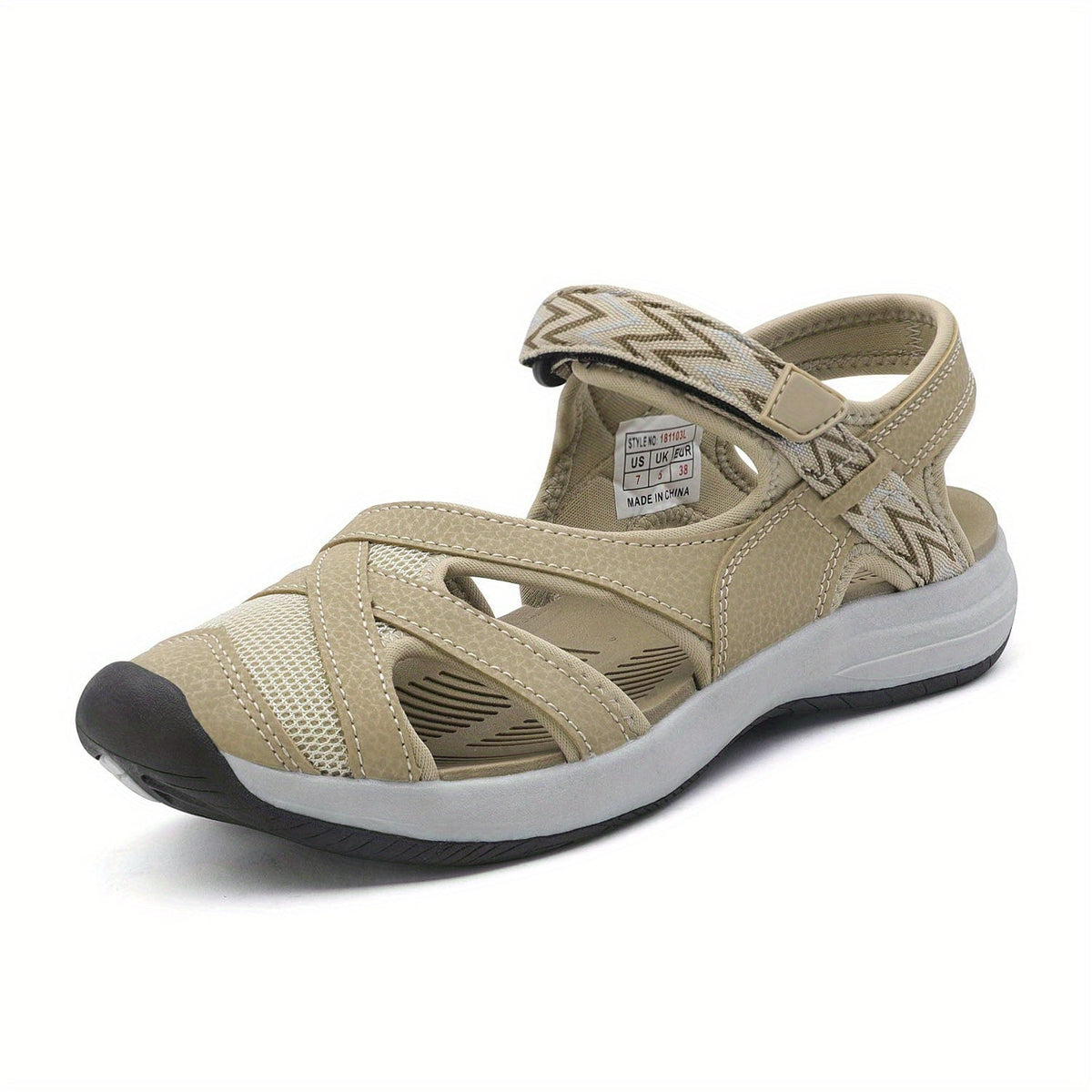 Women's Hiking Sandals Outdoor Sport Athletic – Breathable Soft Comfort Summer Walking Sandals Hook-Loop Closure Cap Toe TPR Sole Gift for Mom Daughter Ladies