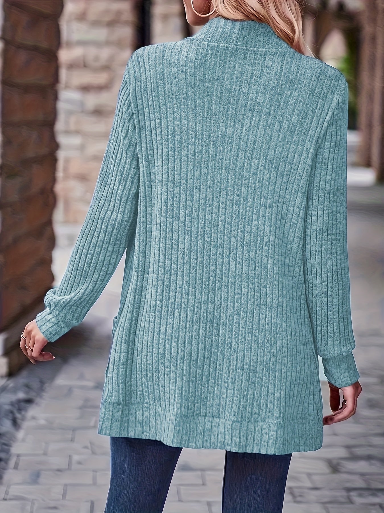 Loose Casual Long Sleeve Blouse Women Solid Color Pocket Splicing Relaxed Fit Top 10 Colors S-XXL Spring Fall Everyday