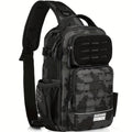 Four-Color Camo Shoulder Bag – Women's Lightweight Crossbody Purse, Multi-Color Camouflage Pattern, Casual Everyday Handbag for Work Travel Shopping