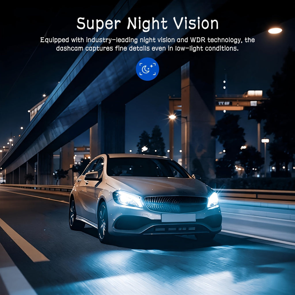 Dash Cam Front and Interior 1080P Front 720P Cabin IR Night Vision Loop Recording Wide Angle Car DVR Camera 3.16 Inch IPS Screen Optional 32GB SD Card for Cars Rideshare Uber Lyft Taxi New Drivers