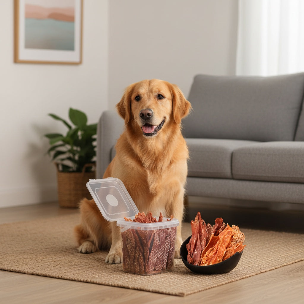 Dog Training Treat Bundle – Duck Jerky & Bone-Shaped Chew Sticks Multi-Flavor Combo, Daily Reward Snacks for Small Medium Large Dogs