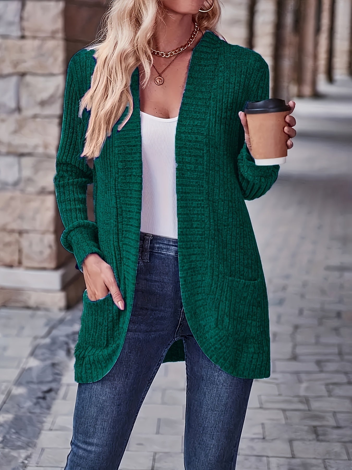 Loose Casual Long Sleeve Blouse Women Solid Color Pocket Splicing Relaxed Fit Top 10 Colors S-XXL Spring Fall Everyday