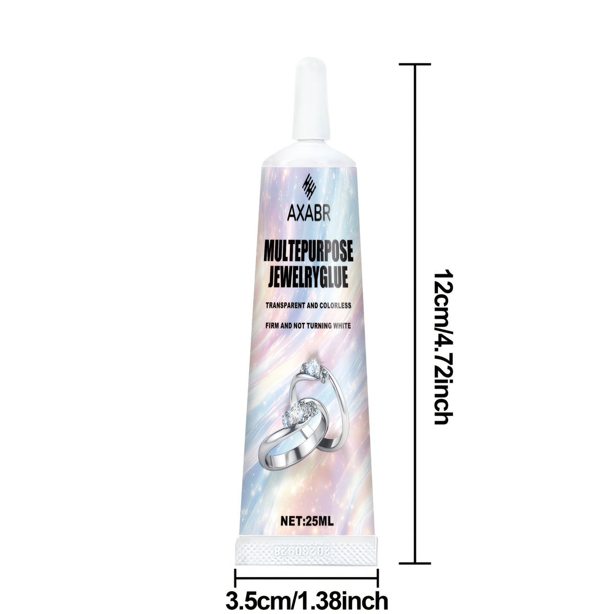 Professional Jewelry Adhesive High-Strength Fast-Drying Craft Glue with Precision Steel Needle Applicator – For Bonding Metal Plastic Jewelry Repairs DIY Ornament Making and Shoe Repairs