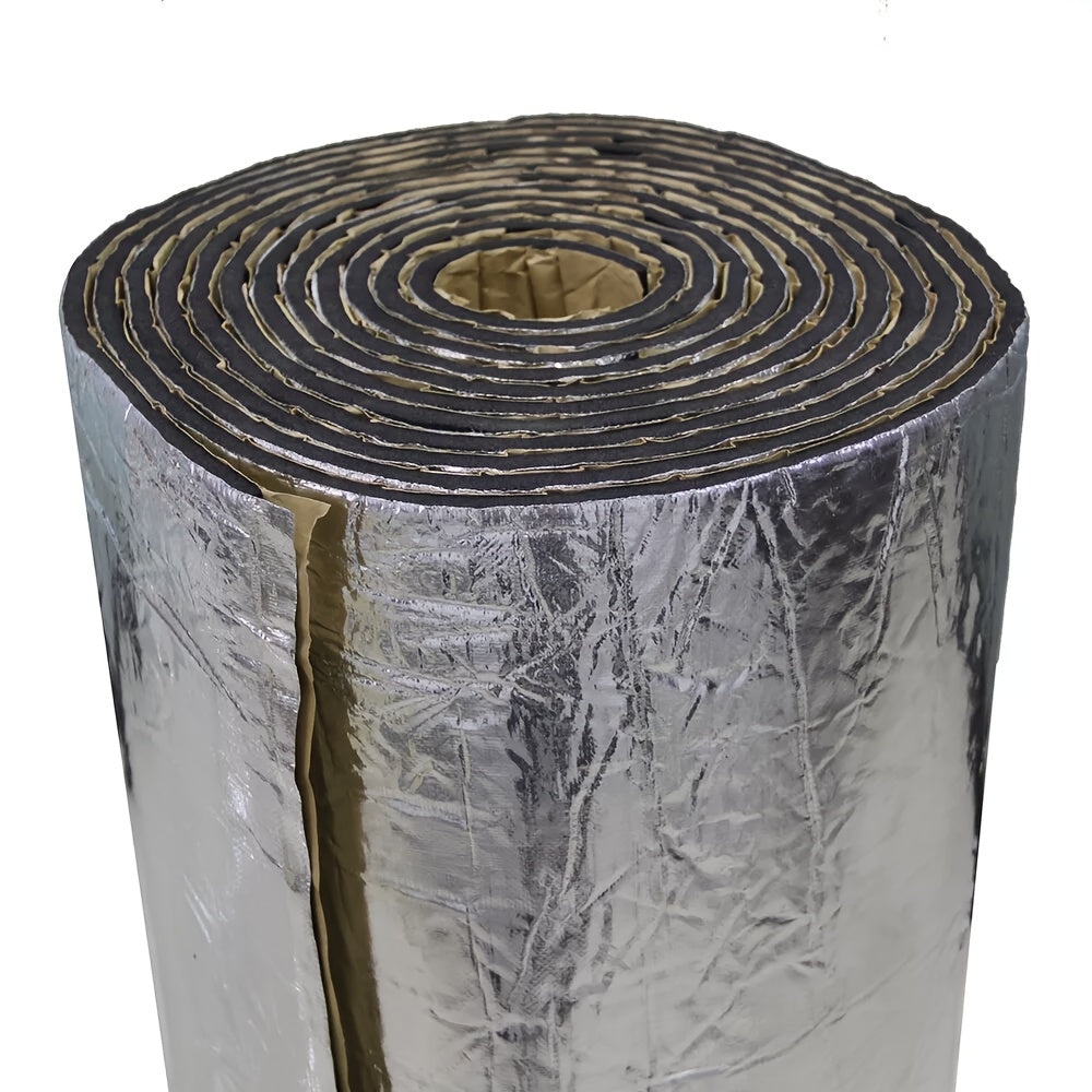 Car Sound Deadener Heat Shield Mat 22 26 Sqft Self-Adhesive Aluminum Foil Noise Reduction Insulation Easy Cut Install for Floor Door Trunk Firewall Free Installation Tools