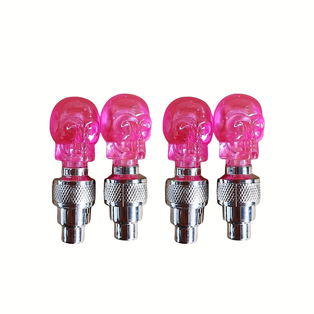 LED Tire Valve Stem Caps with Breathing Light & Running Horse Effect 4/8/16pcs Glow Wheel Valve Core Caps for Car Motorcycle Bike – Wind Fire Wheel Light UV & Explosion Proof – Green Red Blue Skeleton