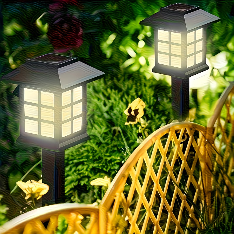 Solar Outdoor Lights LED Garden Path Lights IP44 Waterproof Landscape Lighting for Sidewalk Driveway Lawn Yard Courtyard Warm White Multicolor Pack of 6 12 or 24 Christmas Holiday Decor No Wiring