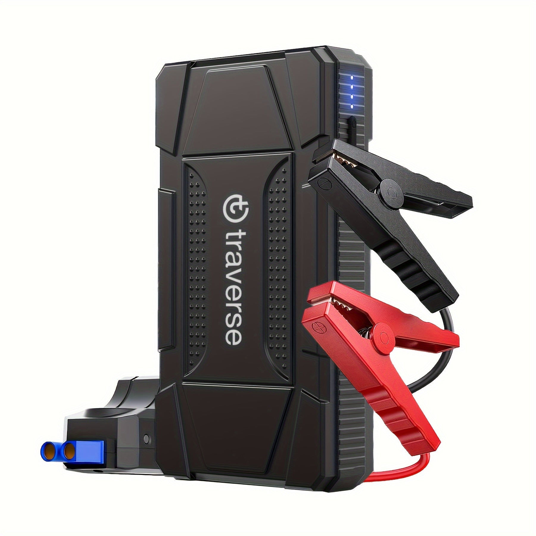 1000A Peak Car Jump Starter 12V Portable Battery Booster Jump Box with USB Charge Ports, LED Flashlight & 6400mAh Power Bank for Gas & Diesel Cars, Trucks, SUVs – Emergency Car Battery Starter
