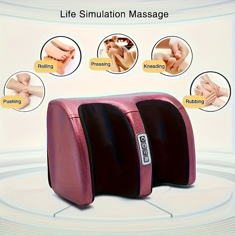 Electric Foot Massager with Heat Deep Kneading & Air Compression – Shiatsu Leg Foot & Arm Massager for Home & Office Use, Multiple Models with Foot Covers Included, Pain Relief & Circulation