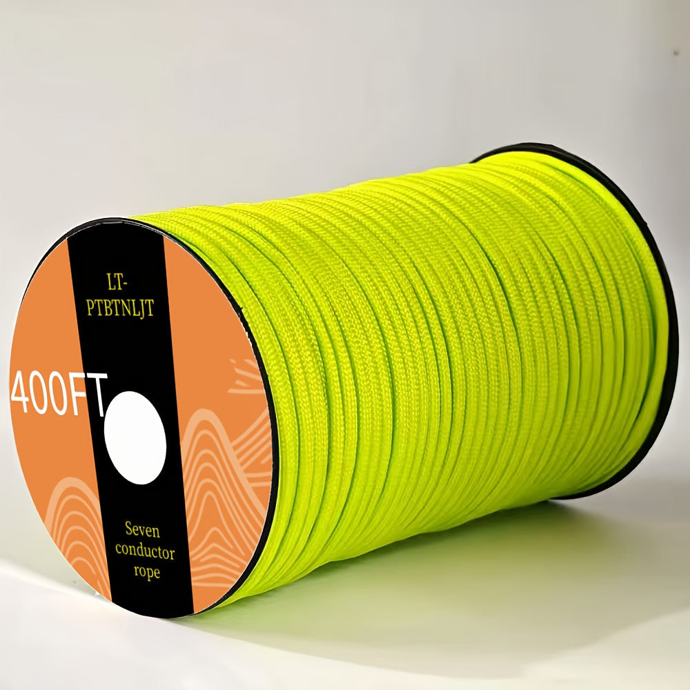 7-Core Paracord Rope for Camping Hiking Survival – Multi-Purpose Nylon Tent Rope for Tie-Down Hanging Bracelet Keychain Backpack Lashing, 30M 50M 100M Vivid Colors
