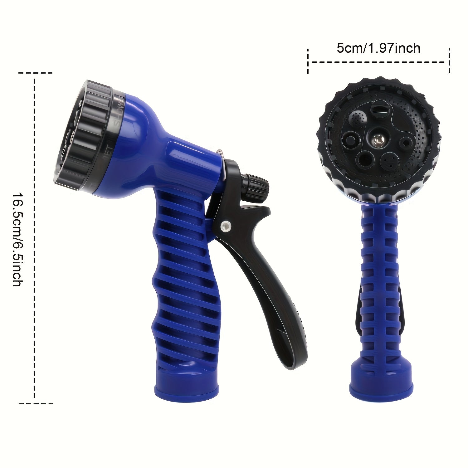 100 Ft Car Wash Hose with 7-Pattern High-Pressure Spray Nozzle – Kink-Free, Lightweight & Rustproof Garden Hose for Car Washing, Lawn, Camping & Outdoor Cleaning