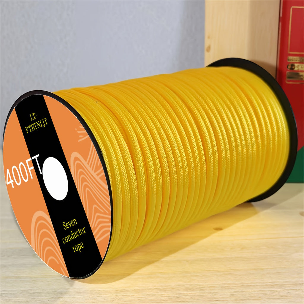 7-Core Paracord Rope for Camping Hiking Survival – Multi-Purpose Nylon Tent Rope for Tie-Down Hanging Bracelet Keychain Backpack Lashing, 30M 50M 100M Vivid Colors