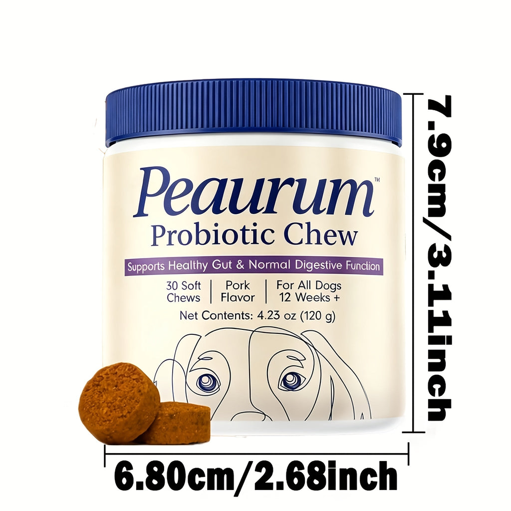 Probiotics for Dogs 60 Softgels Natural Plant-Based Formula Supports Gut Health Digestion Seasonal Allergy Relief - 120g 1 Pack or 2 Pack