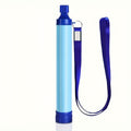 Water Filter Straw Kit with Lanyard & Extension Tube – ABS Portable Purifier Straw Removes Bacteria & Protozoa for Camping Hiking Backpacking Travel Emergency Survival Preparedness, 1 2 4 6 Pack