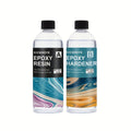 Clear Epoxy Resin Kit 2 Part High Gloss Casting Coating Countertop Table Top Resin Art DIY Jewelry Handcraft with Pumps 16oz to 2 Gallon