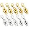 Magnetic Necklace Clasps and Closures with Lobster Clasp – Easy-Connect Magnet Jewelry Clasp Converters for Bracelets, Necklaces & Chains, Arthritis-Friendly Jewelry Fasteners