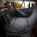 Dog Car Seat Cover Pet Hammock – Scratchproof Nonslip Backseat Protector with 4 Storage Bags & Side Flaps for Cars, Trucks & SUVs