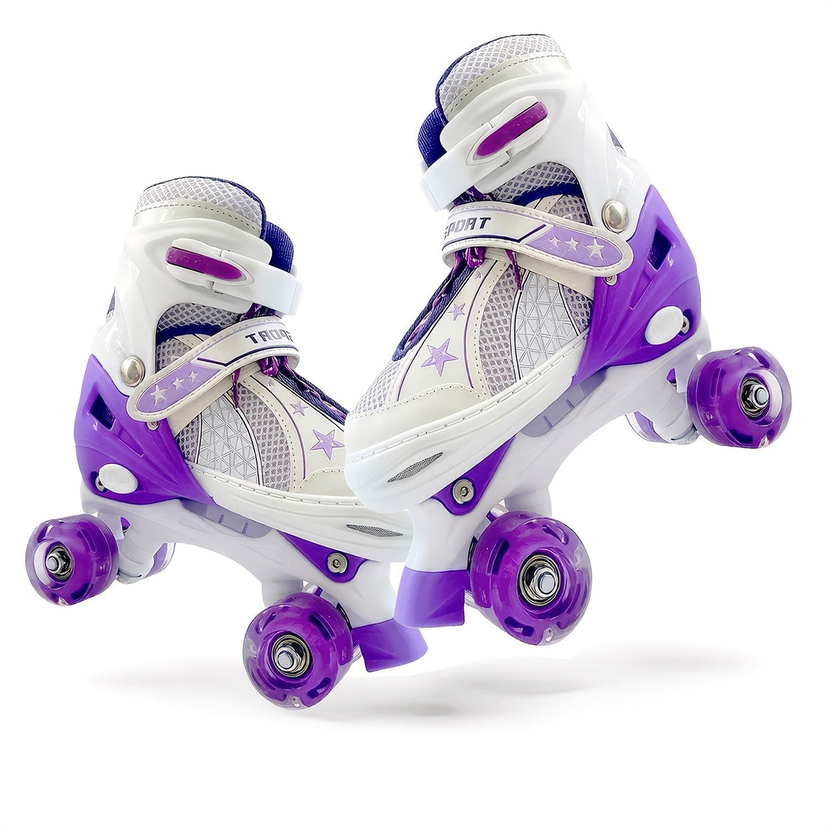 Adjustable Kids Roller Skates with Light-Up Wheels – Fun LED Rollerskates for Boys & Girls Ages 4–12, Youth & Toddler Sizes S/M/L, 9 Colors