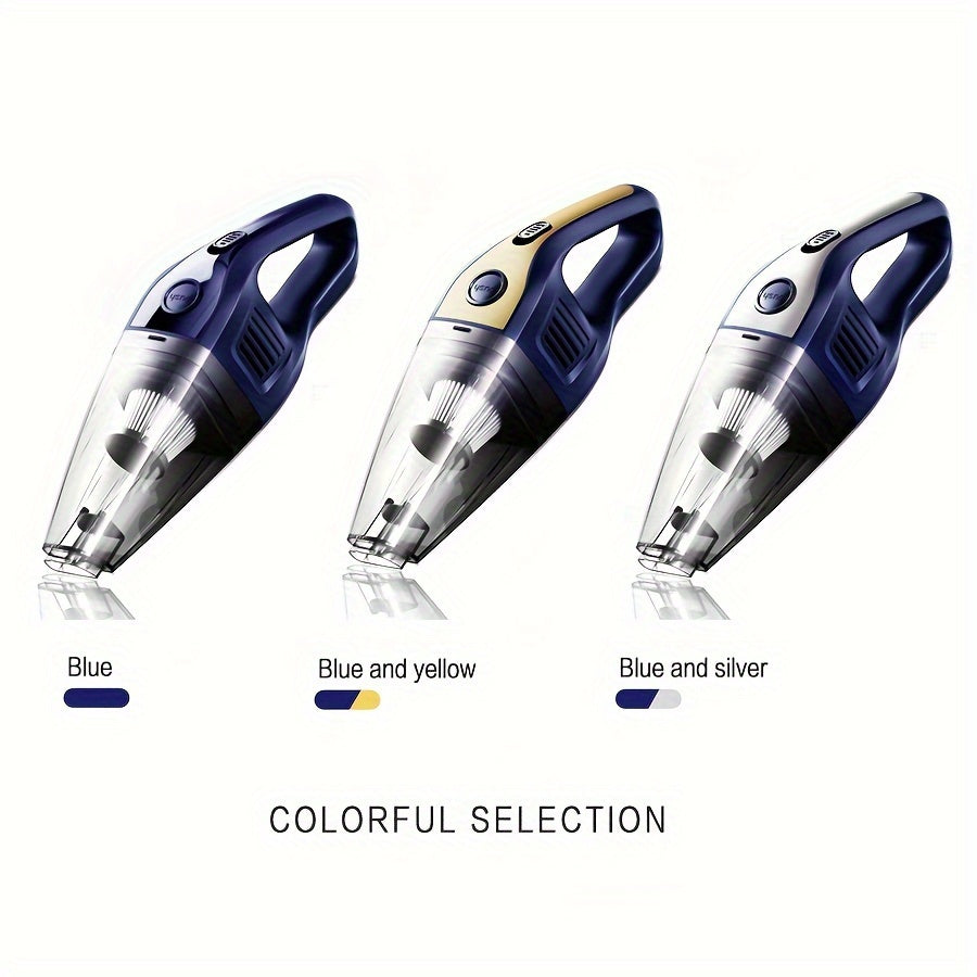 Cordless Handheld Vacuum Cleaner 5000Pa Strong Suction USB Rechargeable Portable Wireless Vacuum for Car Interior Home Office Pet Hair 40dB Low Noise 2000mAh Battery One-Click Dust Empty 6 Colors