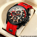 Men's Casual Quartz Watch Silicone Strap Date Display Sporty Analog Wristwatch – 11 Colors, Lightweight Fashion Watch for Men, Perfect Gift for Him Birthday Christmas Thanksgiving