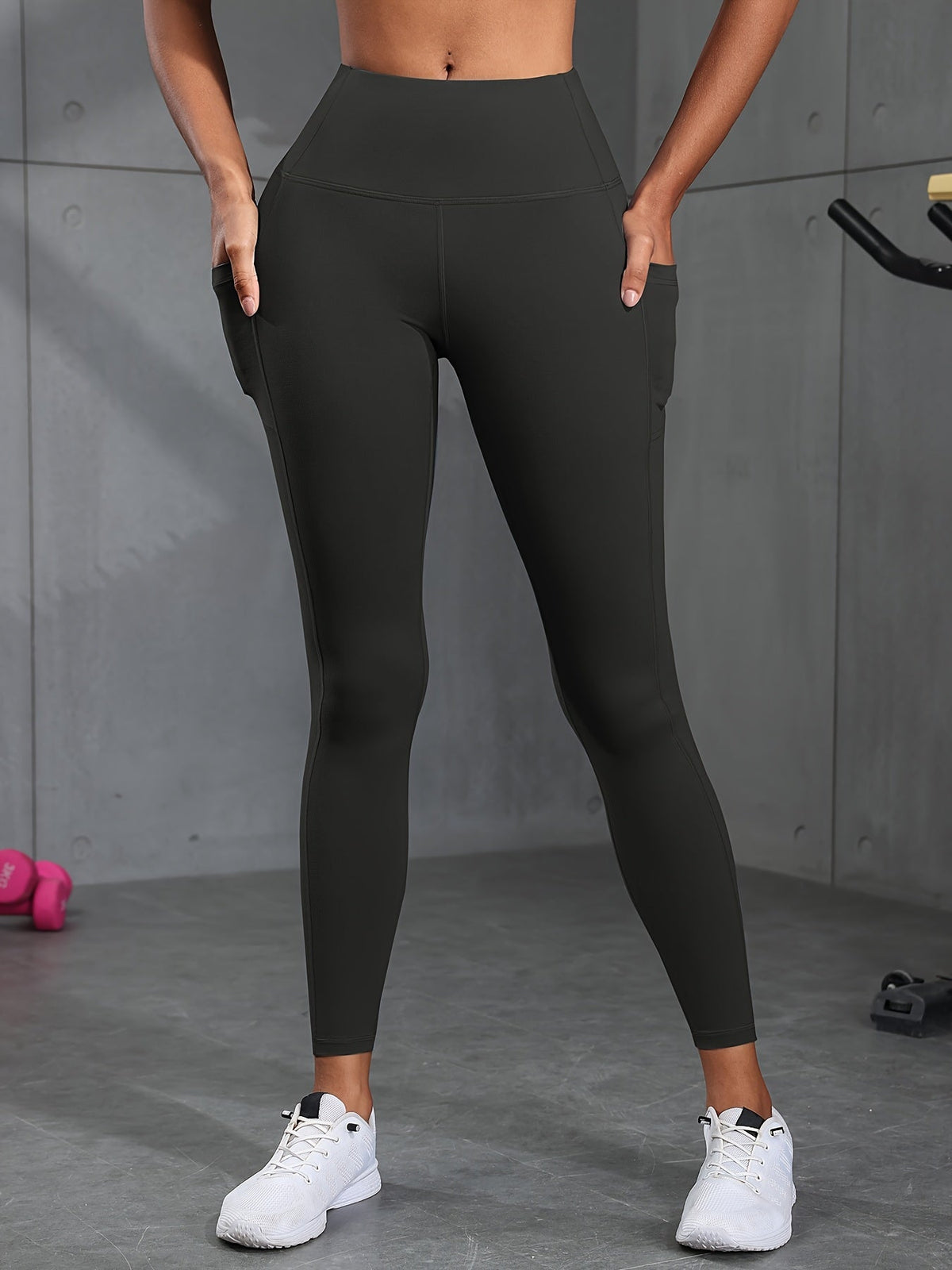 High Waist Leggings with Pockets Women 6 Pack Buttery Soft Tummy Control Yoga Pants Multicolor Sets S-XXL