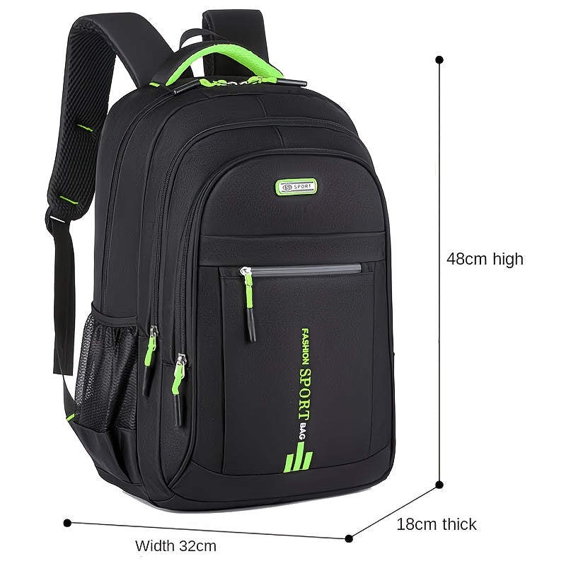 Men's Large Capacity Travel Backpack Set Durable Nylon Multi-Compartment Laptop Bag with Adjustable Straps for Business Travel Campus – Backpack & Handbag Shoulder Bag Combinations