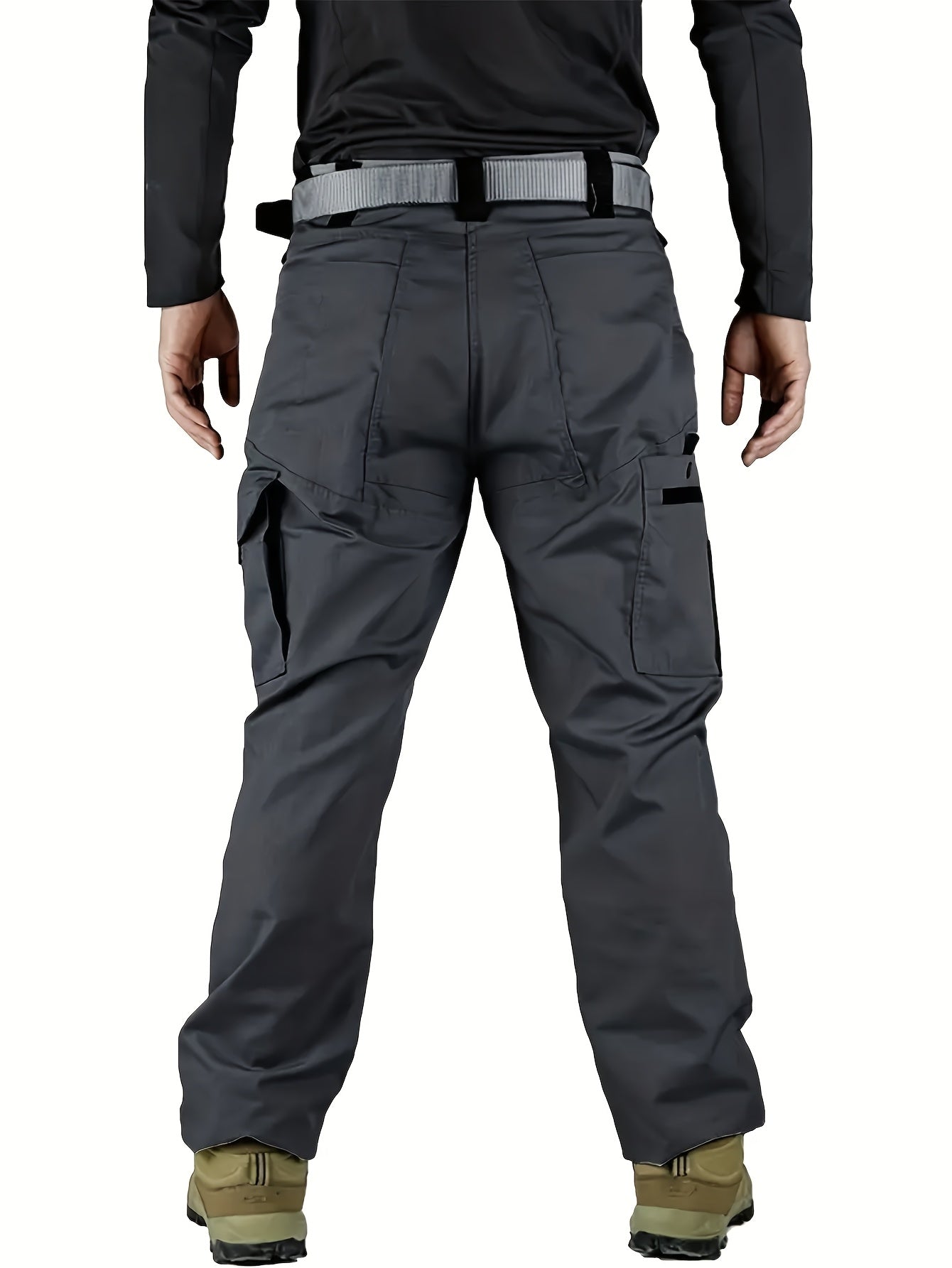 Men's Tactical Cargo Pants Quick-Dry Lightweight Multi-Pocket Hiking Outdoor Work Pants S-XXXL Black Grey Green Brown Regular Fit Utility Trousers