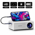 Mini Portable Projector 1080P Native Resolution Supports 4K – Home Theater Movie Projector with USB Connection & Remote Control, Compact Video Projector for Office Outdoor Camping Backyard Movies