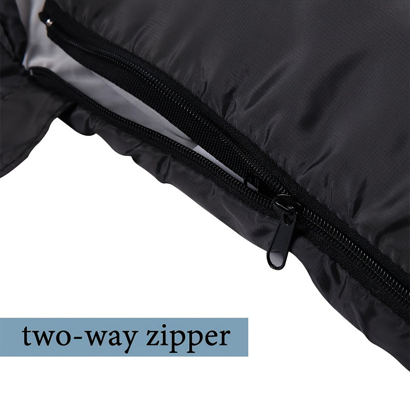 Camping Sleeping Bag 3 Season with Pillow & Compression Sack – Lightweight Sleep System for Adults, Hiking Backpacking Travel & Emergency Use, 4 Colors Available
