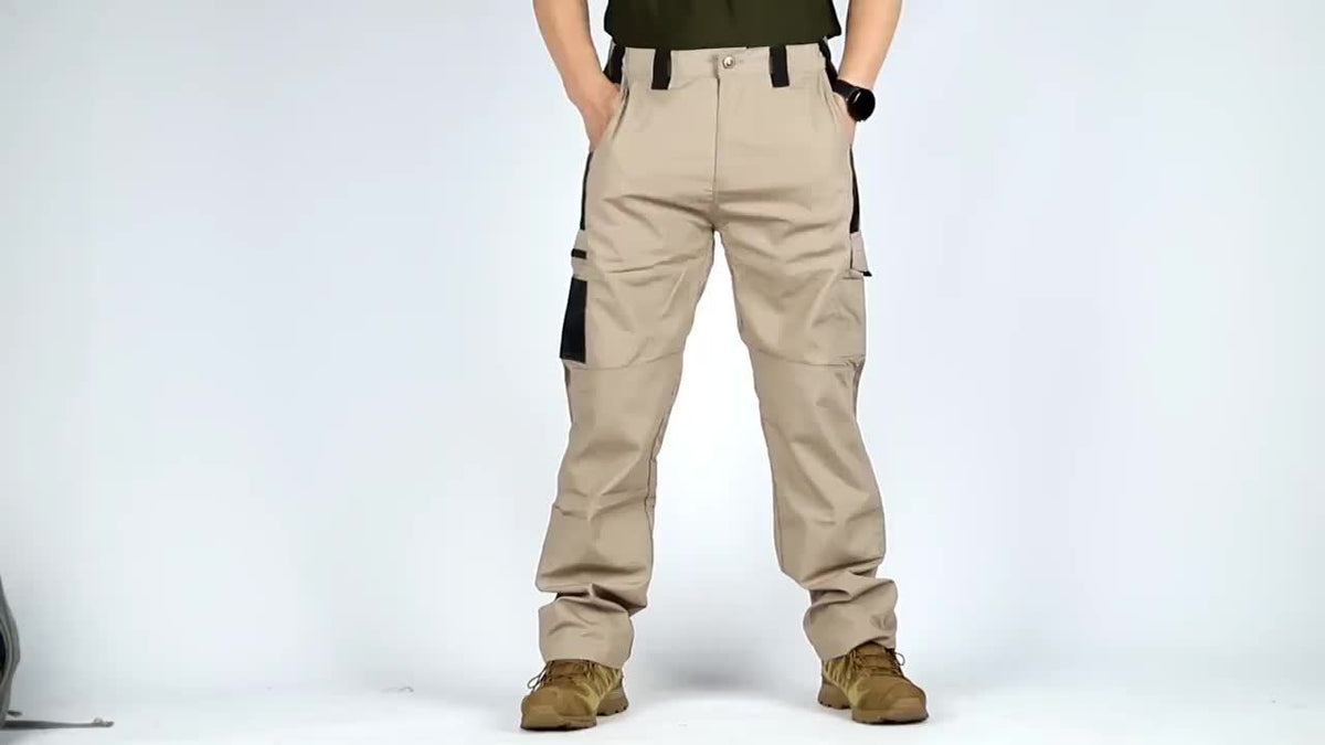 Men's Tactical Cargo Pants Quick-Dry Lightweight Multi-Pocket Hiking Outdoor Work Pants S-XXXL Black Grey Green Brown Regular Fit Utility Trousers