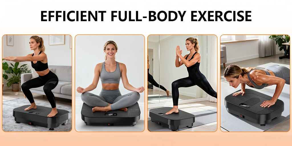 Vibration Plate Exercise Machine Full Body Workout Weight Loss Lymphatic Drainage 99-200 Speed Levels Quiet Motor Portable Home Gym Muscle Toning 330 lbs Capacity