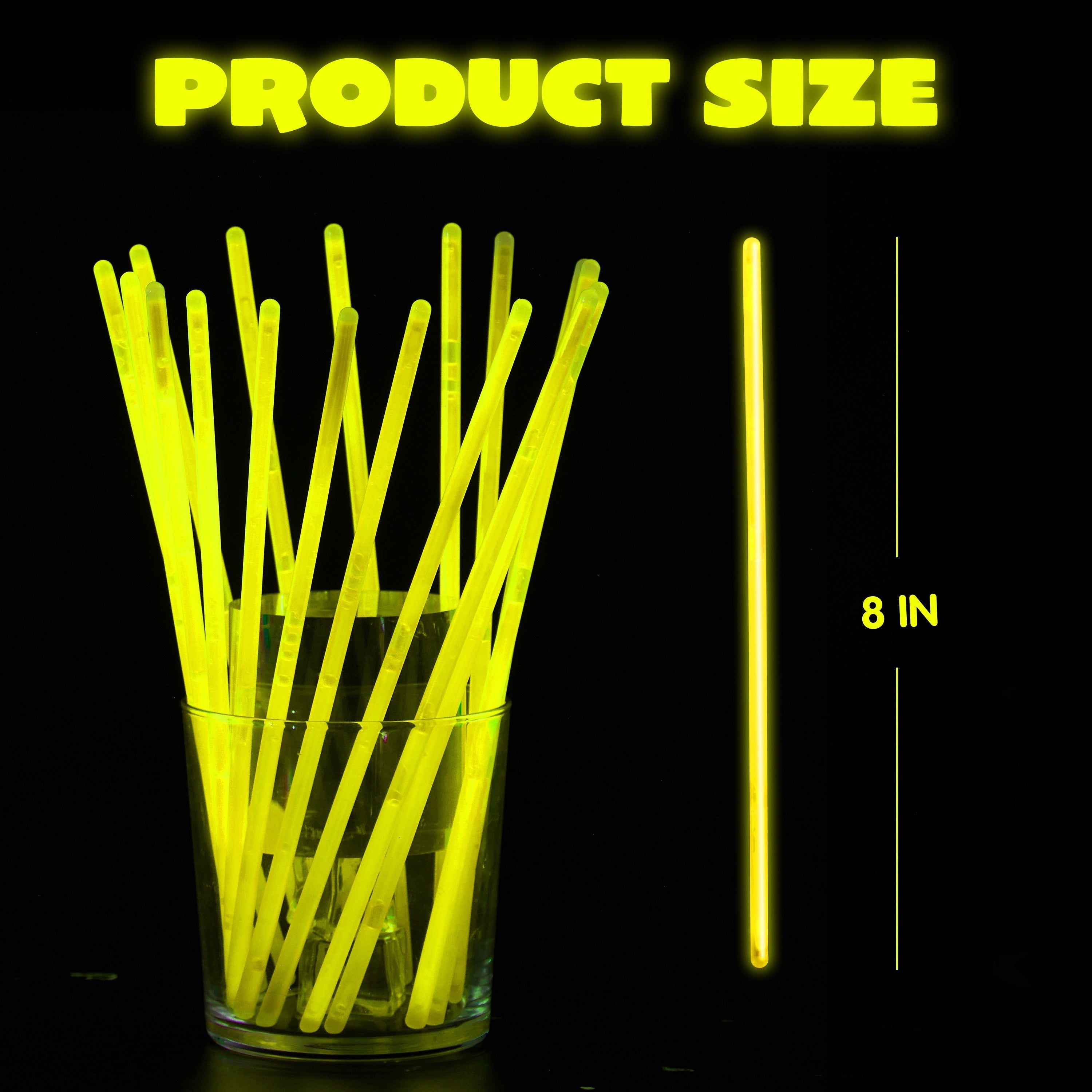 144 Pack Glow Sticks Bulk 8 Inch 10-14 Hour Glow 7 Vibrant Colors Bracelets Necklaces Glow in the Dark Party Supplies for Halloween Christmas New Years Eve Concert Festival Birthday Party Favors