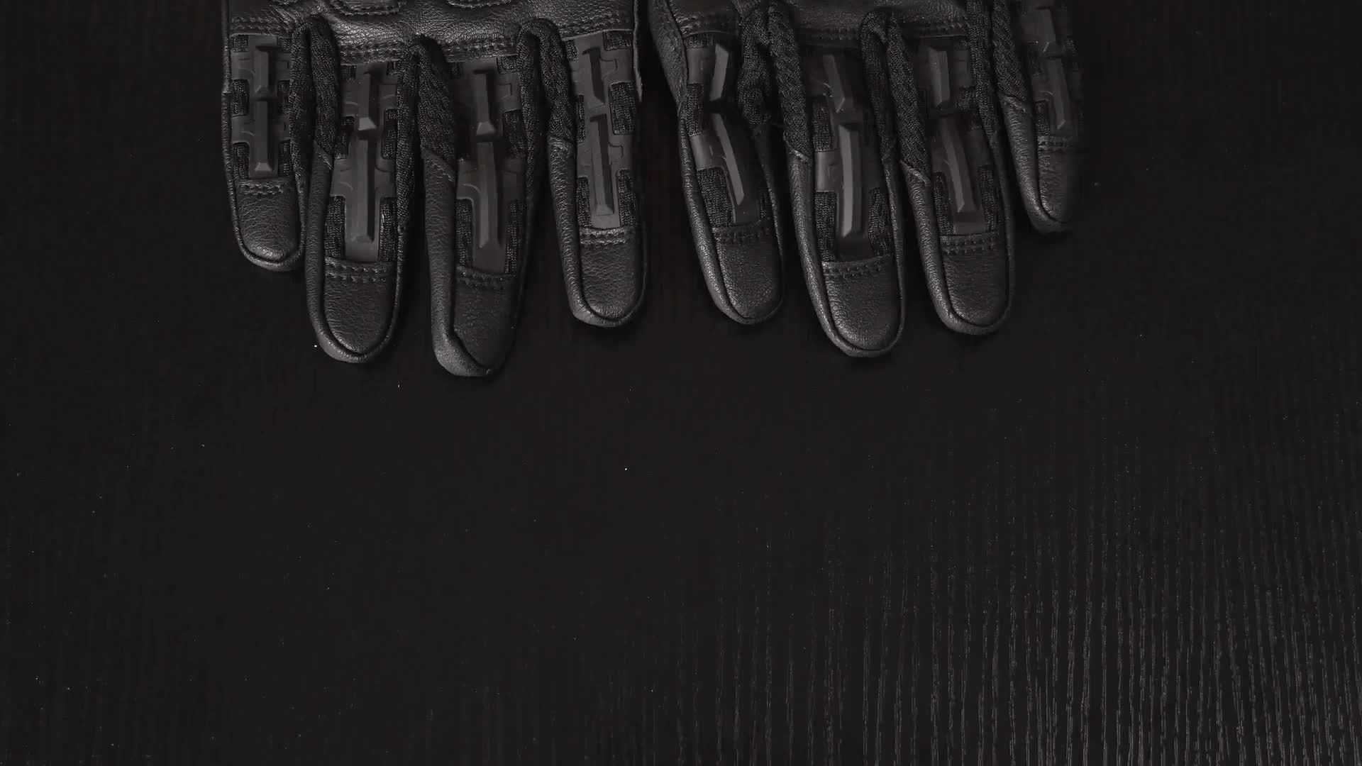 Tactical Full Finger Gloves with Touchscreen Compatibility Anti-Skid Wear-Resistant for Motorcycle Hiking Camping Hunting Shooting Cycling Outdoor Sports Men Women Black
