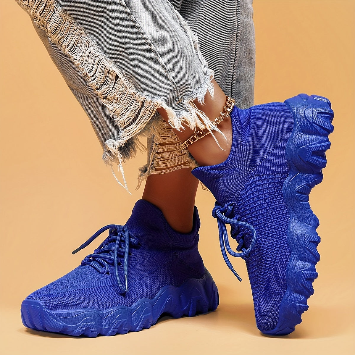 Women's Cushion Running Shoes – Breathable Soft Sole Elastic Collar Sneakers for Road Running, Outdoor Sports & Casual Wear, Gift for Mom or Girlfriend, 6 Colors Sizes US 6–12