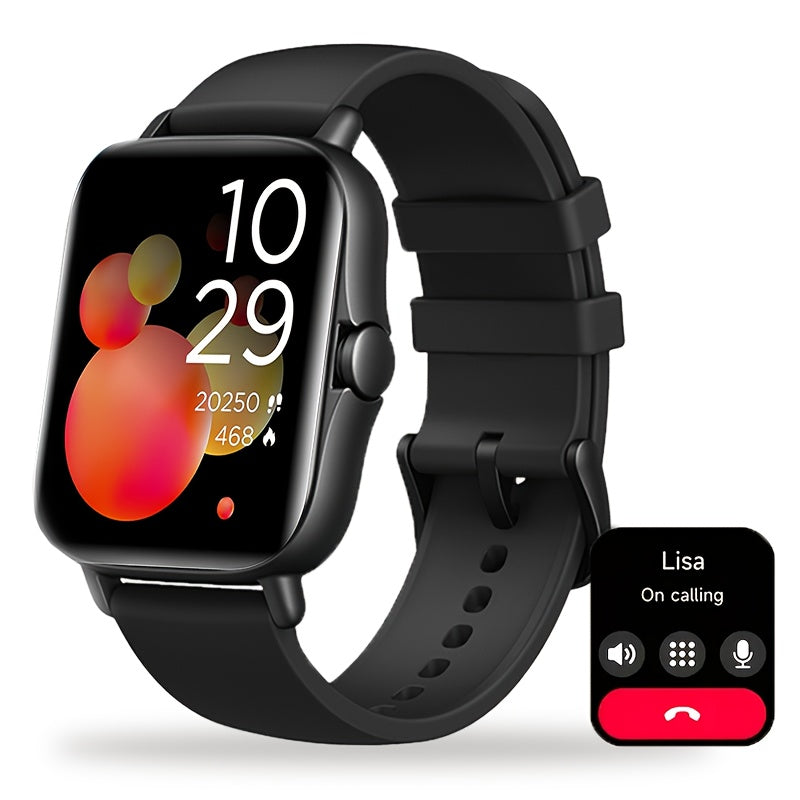 2026 Smartwatch Unisex Wireless Calling & Dialing – Multiple Sports Modes Heart Rate Sleep Tracker Multi-App Notifications Fitness Watch for Men Women Compatible with iPhone Android