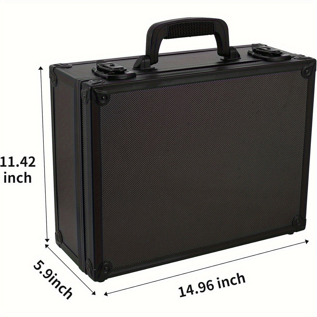 Trading Card Storage Box with Lock Holds 600 Plus 3x4 35PT Rigid Top Loaders Sports Card Organizer Case for Pokemon MTG Yu-Gi-Oh Baseball Football Basketball Standard and Mini Size