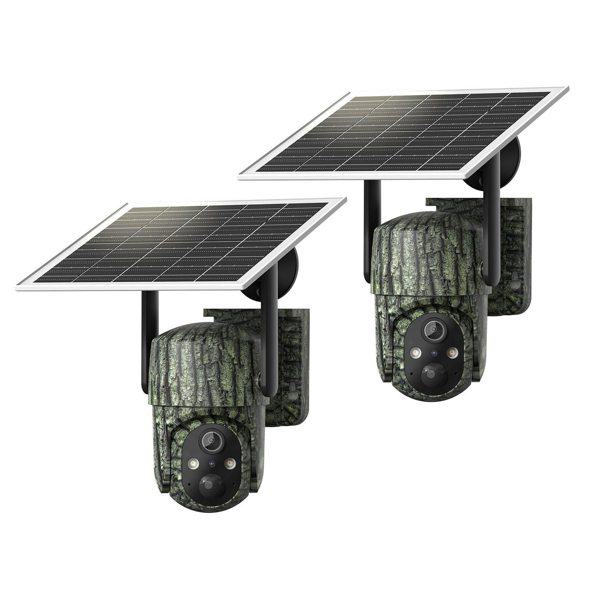4G LTE Solar Security Camera Outdoor Wireless – No WiFi Needed, 4K Night Vision, 360° Pan/Tilt Live View, Two-Way Audio, Waterproof Trail Camera for Hunting, Farm, Ranch & Wildlife Monitoring