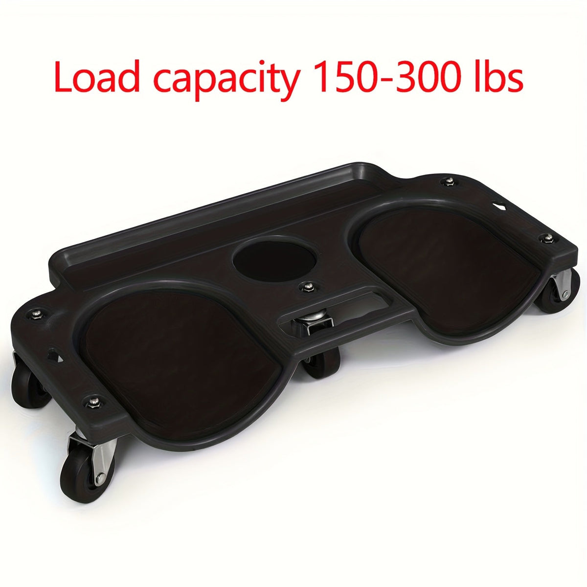 Rolling Knee Pad Platform with Wheels Built-In Tool Tray ABS Cushioned Kneeling Pad for Flooring Tile Carpentry Car Repairs Plumbing Heavy Duty Multi-Function Work Stool for Contractors DIYers