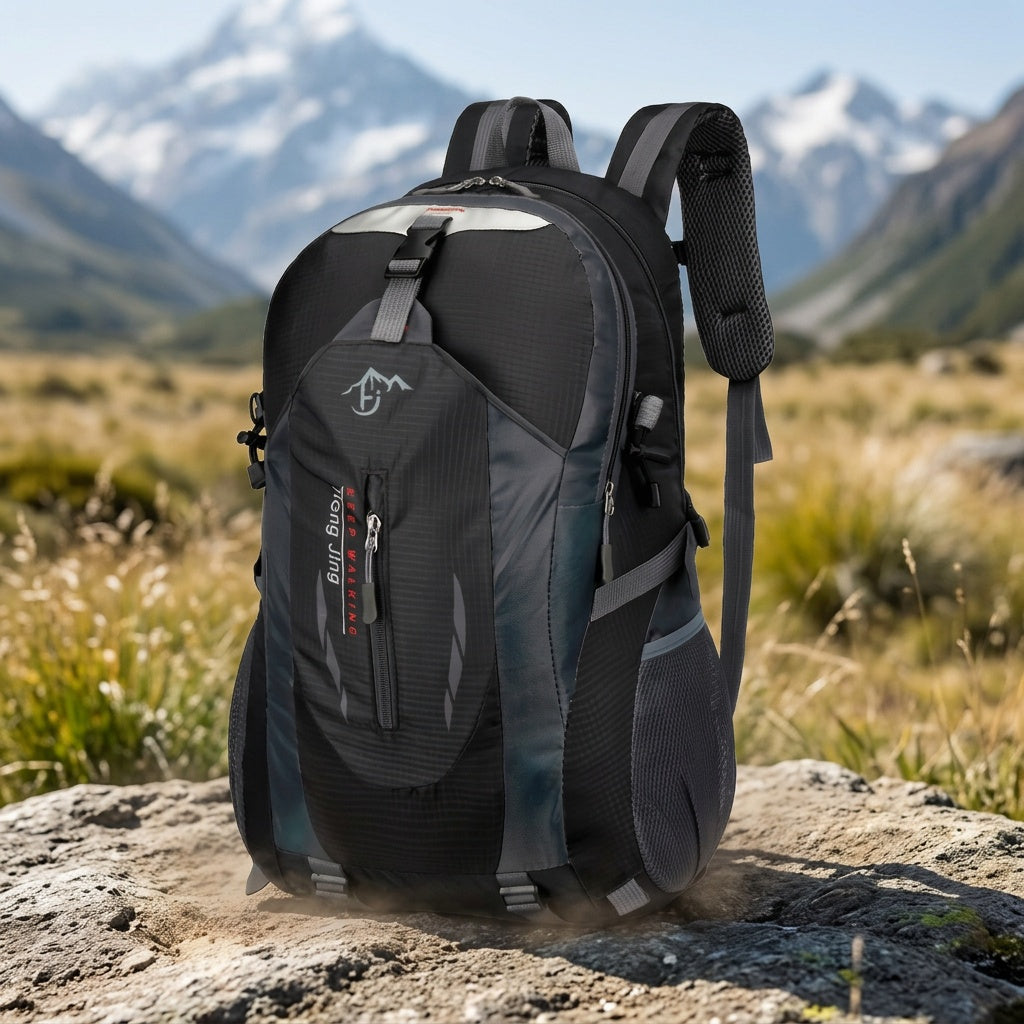 Hiking Backpack 25.8L Daypack for Men Women Kids – Lightweight Outdoor Rucksack with Torso Adjustment & Zipper Pockets for Camping, Mountaineering, Travel & Day Trips, 4 Colors